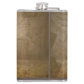 Hirsche im Wald Flachmann (Rückseite)