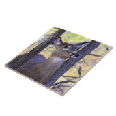 Hirsche im Wald Fliese (Seite)
