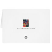 Hirsche im Wald II von Franz Marc; Reh im Walde (Rückseite Horizontal)