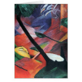 Hirsche im Wald II von Franz Marc; Reh im Walde (Vorne)