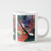 Hirsche im Wald II von Franz Marc; Reh im Walde Jumbo-Tasse (Rechts)
