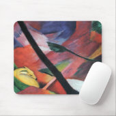 Hirsche im Wald II von Franz Marc; Reh im Walde Mousepad (Mit Mouse)