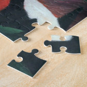 Hirsche im Wald II von Franz Marc; Reh im Walde Puzzle (Seite)