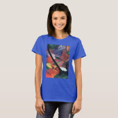 Hirsche im Wald II von Franz Marc; Reh im Walde T-Shirt (Vorne ganz)
