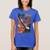 Hirsche im Wald II von Franz Marc; Reh im Walde T-Shirt (Vorderseite)