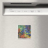 Hirsche im Wald (II) von Marc Franz Magnet (In Situ (Geschirrspüler))