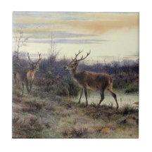 Hirsche im Wald in Fontainebleau (Rosa Bonheur)
