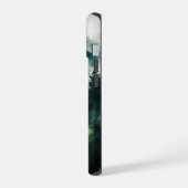 Hirsche im Wald iPhone 15 Hülle (Linke Seite)