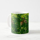 Hirsche im Wald. Kaffeetasse (Vorderseite Links)