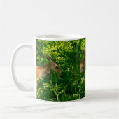 Hirsche im Wald. Kaffeetasse (Links)