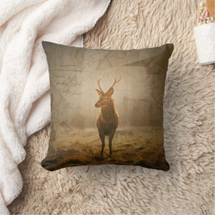 Hirsche im Wald Kissen