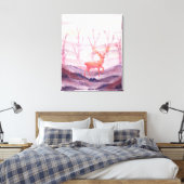 Hirsche im Wald Leinwanddruck (Insitu (Schlafzimmer))