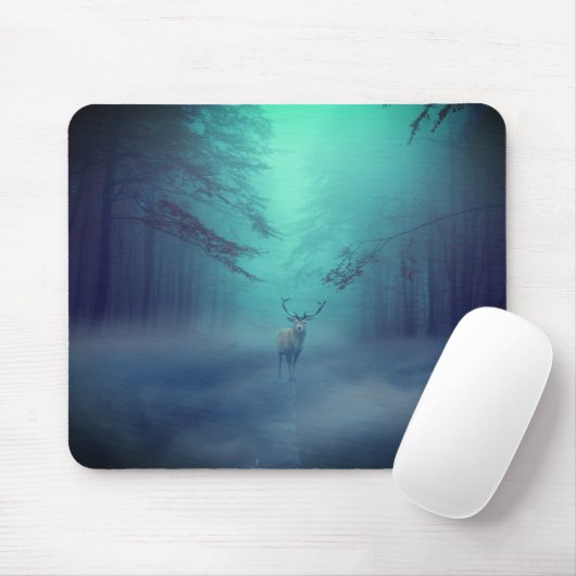 Hirsche im Wald-Mousepad Mousepad (Mit Mouse)