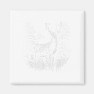 Hirsche im Wald Natur Tiere Hirschliebhaber _1 Magnet