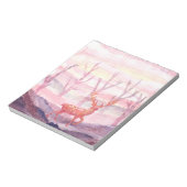 Hirsche im Wald Notizblock (Rotiert)