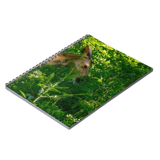 Hirsche im Wald. Notizblock (Linke Seite)