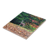 Hirsche im Wald, Oregon Fliese (Seite)