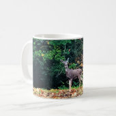 Hirsche im Wald, Oregon Kaffeetasse (Vorderseite Links)