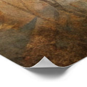 Hirsche im Wald Poster (Ecke)