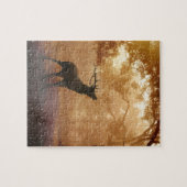 Hirsche im Wald Puzzle (Horizontal)