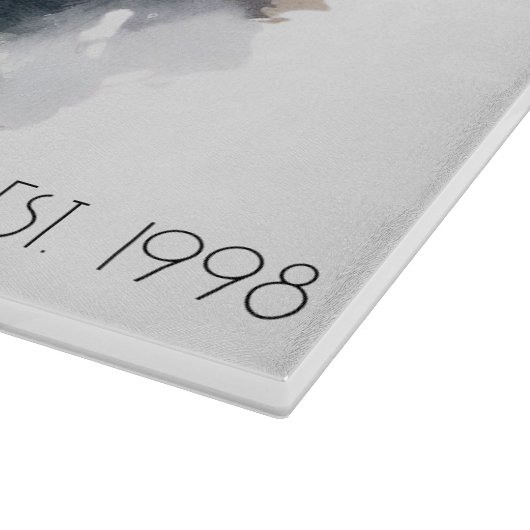 Hirsche im Wald Schneidebrett (Ecke)