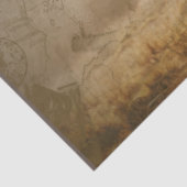 Hirsche im Wald Seidenpapier (Detail)