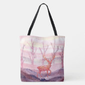 Hirsche im Wald Tasche (Rückseite)