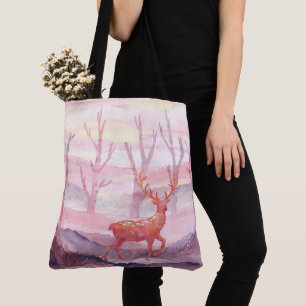 Hirsche im Wald Tasche