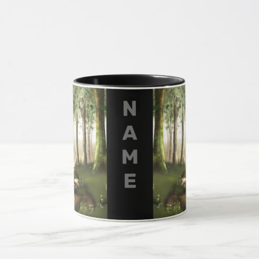 Hirsche im Wald Tasse (Zentrum)