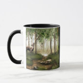 Hirsche im Wald Tasse (Links)