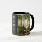 Hirsche im Wald Tasse (VorderseiteRechts)