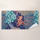 Hirsche im Wald, William Morris Badehandtuch (Badehandtuch)