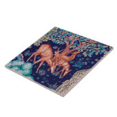 Hirsche im Wald, William Morris Fliese (Seite)