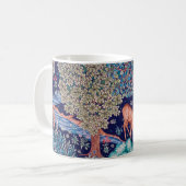 Hirsche im Wald, William Morris Kaffeetasse (Vorderseite Links)