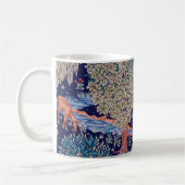 Hirsche im Wald, William Morris Kaffeetasse (Links)