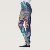 Hirsche im Wald, William Morris Leggings (Links)