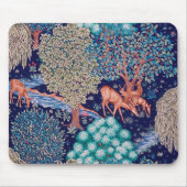 Hirsche im Wald, William Morris Mousepad (Vorne)