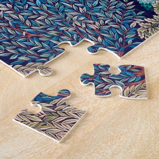 Hirsche im Wald, William Morris Puzzle (Seite)