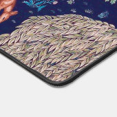 Hirsche im Wald, William Morris Schreibtischunterlage (Ecke)