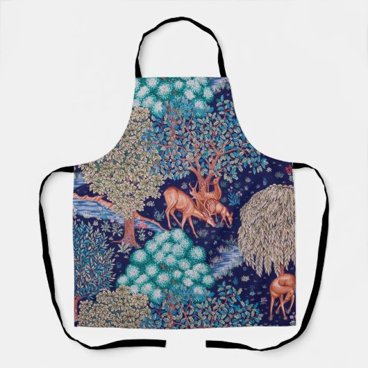 Hirsche im Wald, William Morris Schürze (Vorderseite)