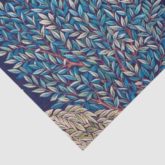 Hirsche im Wald, William Morris Seidenpapier (Ausschnitt)