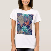 Hirsche im Wald, William Morris T-Shirt (Vorderseite)
