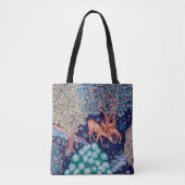 Hirsche im Wald, William Morris Tasche (Vorderseite)