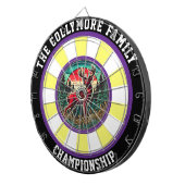 Hirsche im waldbewaldeten Wanddekor Dartscheibe (Vorderseite rechts)