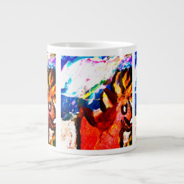 Hirsche im Winter Jumbo-Tasse