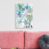 Hirsche im Winter Leinwanddruck (Insitu (Wohnzimmer))