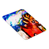 Hirsche im Winter Magnet (Rechte Seite)