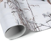 Hirsche im Winter Wonderland Urlaub Geschenkpapier (Rolleneckpunkt)