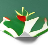 Hirsche im Winter Wunderland Szene Poster (Ecke)