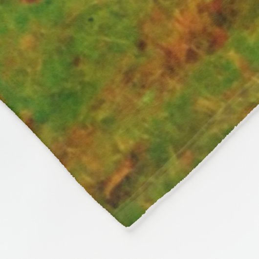 Hirsche in Bäumen Fleecedecke (Ecke)